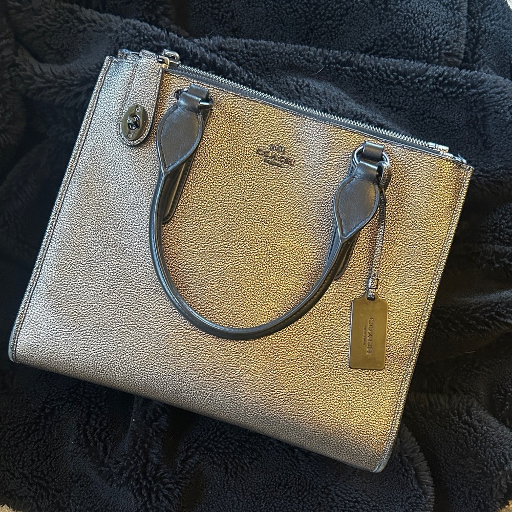 Coach Metallic Crosby Carryall